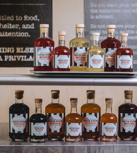 Bottled cocktails from Alcotraz - take-home drinks from this immersive prison bar experience.