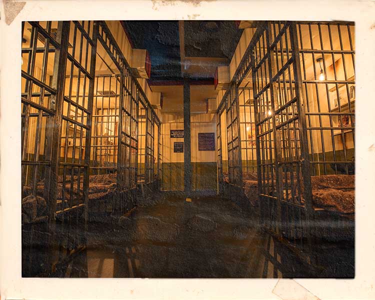 Cells at Alcotraz Manchester location - prison-themed immersive cocktail bar experience