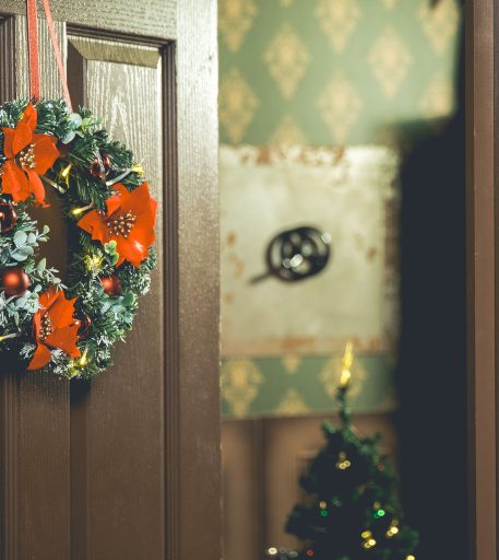 Christmas celebration at Alcotraz prison bar - festive cocktail experience with seasonal decorations for holiday parties.