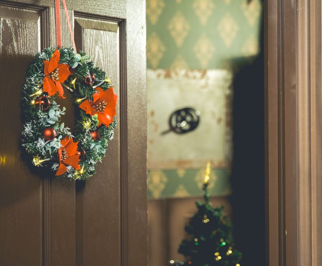 Christmas celebration at Alcotraz prison bar - festive cocktail experience with seasonal decorations for holiday parties.